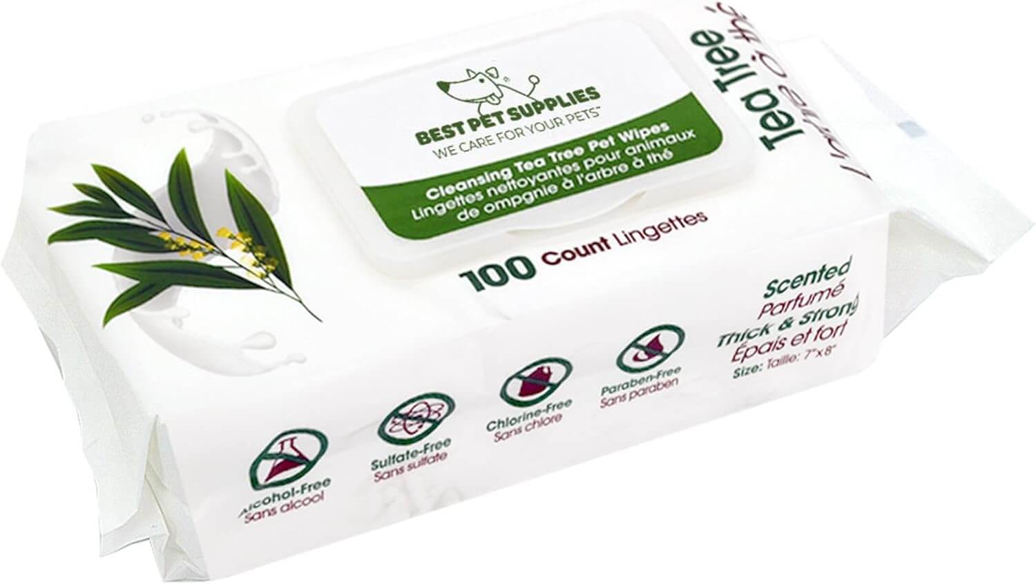 Tea Tree Dog Cleaning Wipes