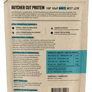 High-Protein Vital Essentials Freeze-Dried Raw Beef Liver Dog Treats for Dogs