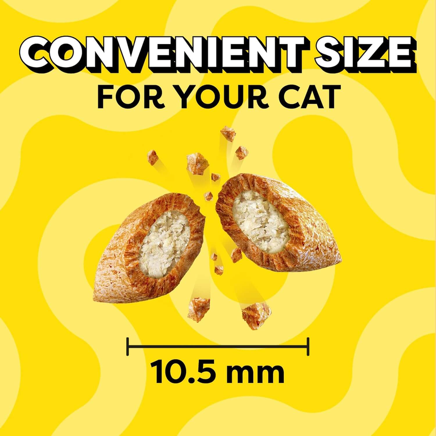 Chicken Flavored Crunchy Cat Treats – 16 oz Tub