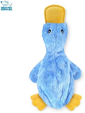 Blue Duck Squeaky Chew Toy for Dogs – Fun Crinkle Toy for Play and Chewing